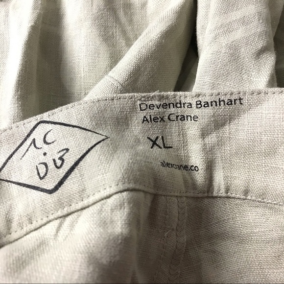 Alex Crane Devandra Banhart Linen Pants - Picture 4 of 8